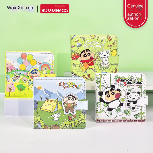 Shin-chan Magnetic PU Leather Notebook