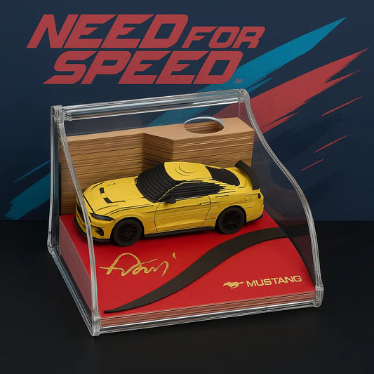3D Mustang Car Memo Pad
