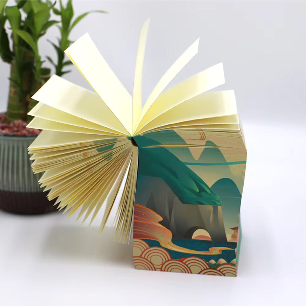 Customized Logo Memo Pad Cube