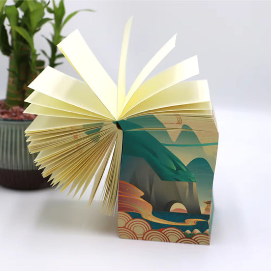 Customized Logo Memo Pad Cube