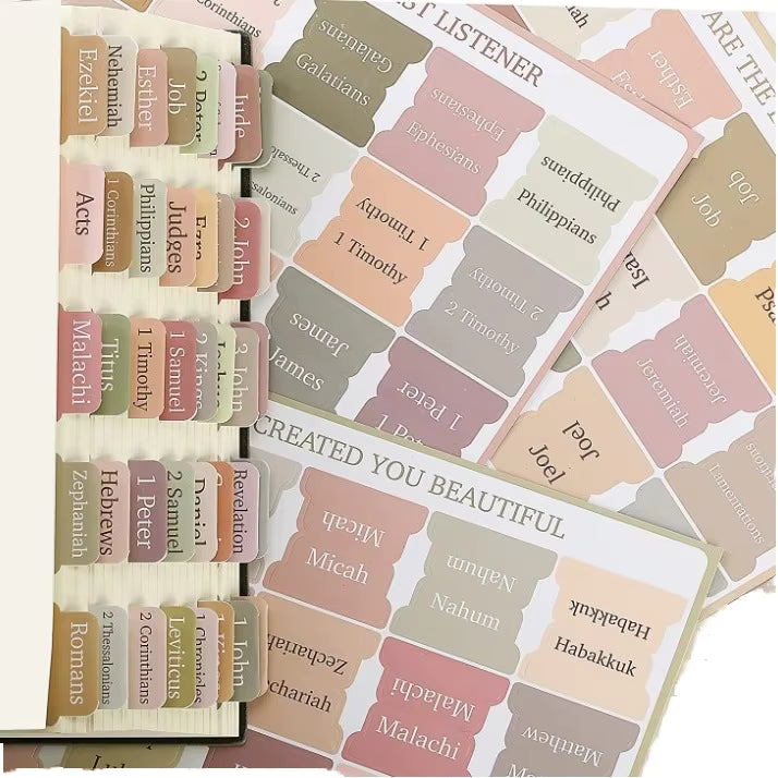 Bible Index Tabs
