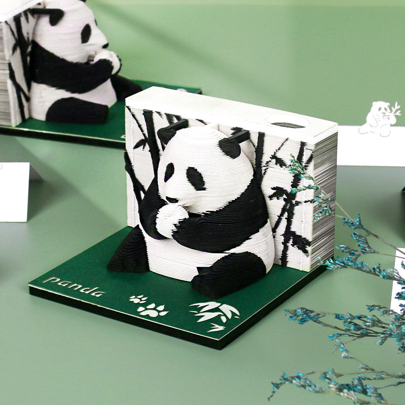 3D Panda Memo Pad