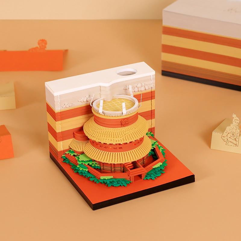 Naruto 3D Building Memo Pad