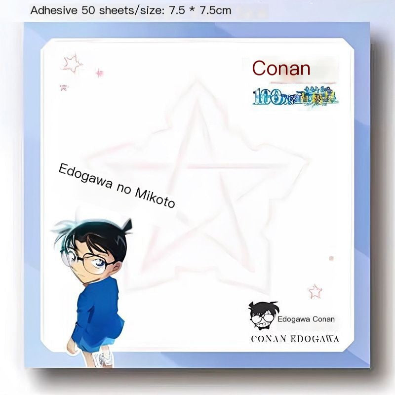 Detective Conan Anime Sticky Notes – Kaito Kid, Heiji e Ran Memo Blocks per studenti e fan