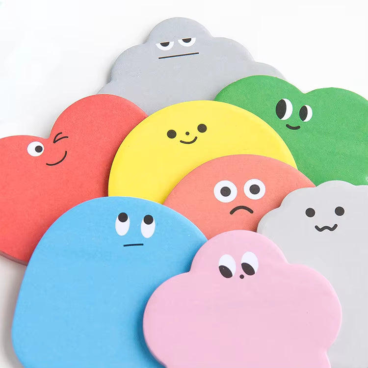 Note adesive personalizzate a forma di simpatico cartone animato | Divertente blocco note creativo per la scuola e l'ufficio