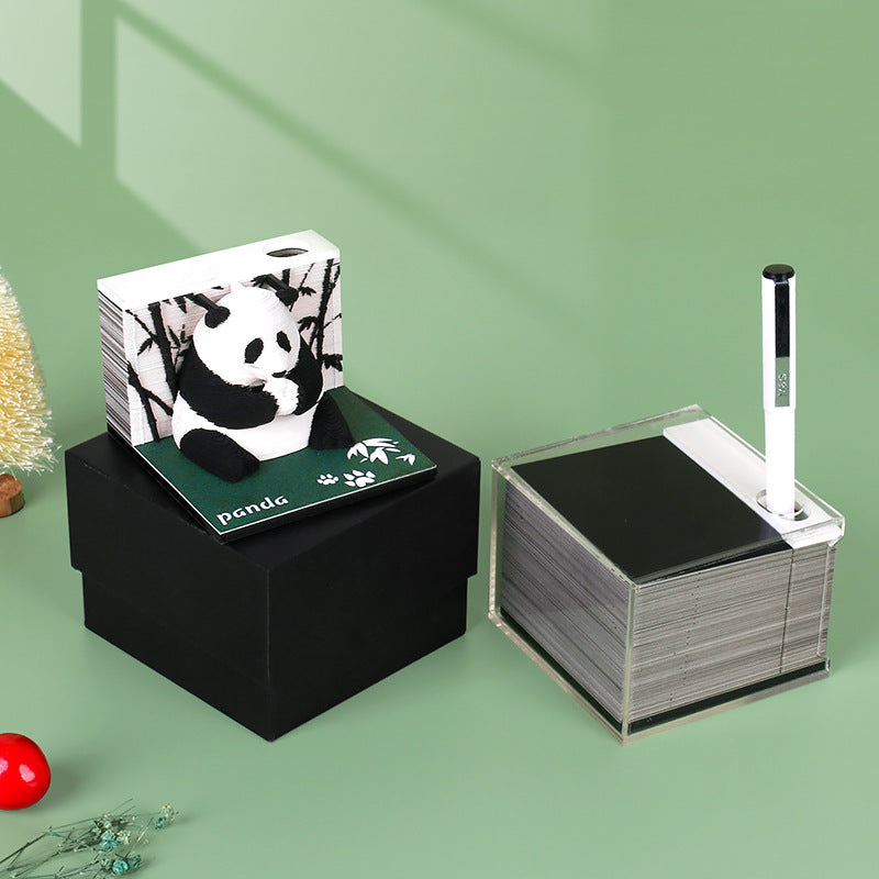 3D Panda Memo Pad