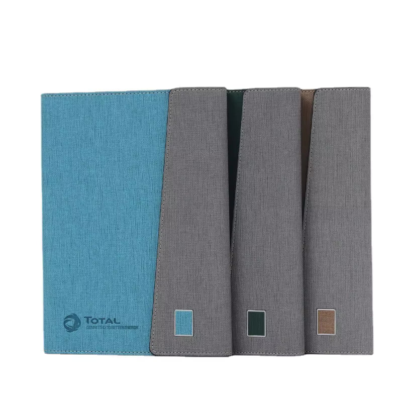 Custom PU Leather A5 Loose-Leaf Notebook | Hardcover Refillable Journal | Custom Logo & Gift Box Available