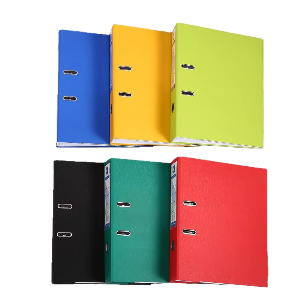 A4 Custom Single-Color Lever Arch File Folder | 2-Hole Metal Clip Binder for Documents, Office Filing & Storage – BGF30063