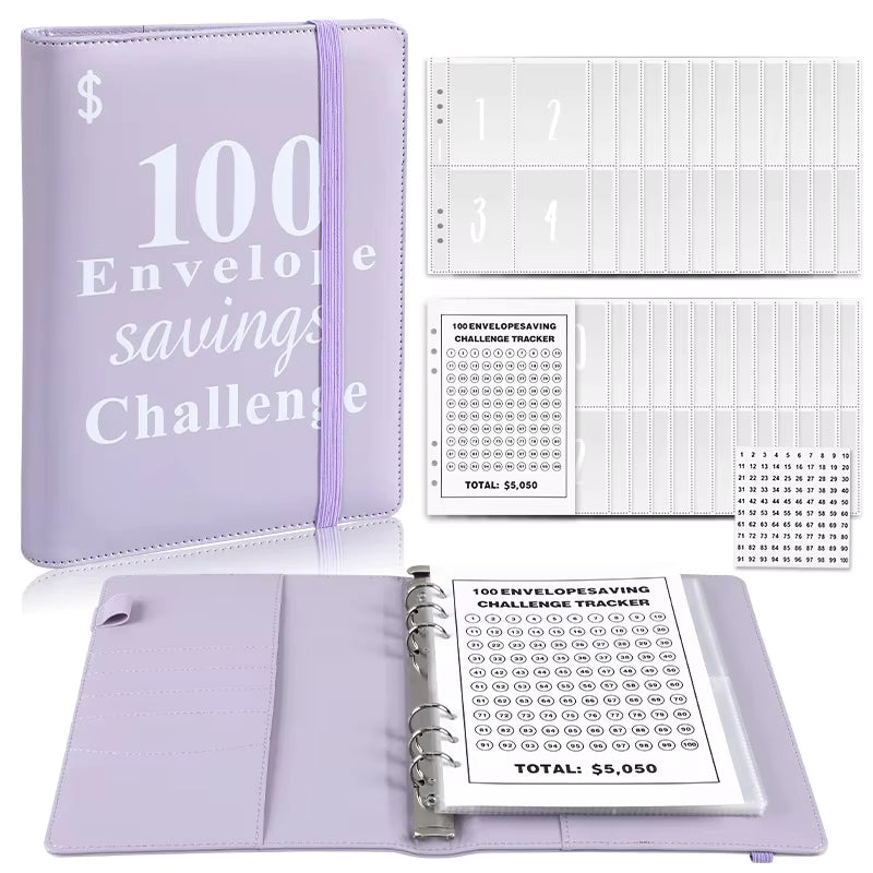 100-Page Leather Binder