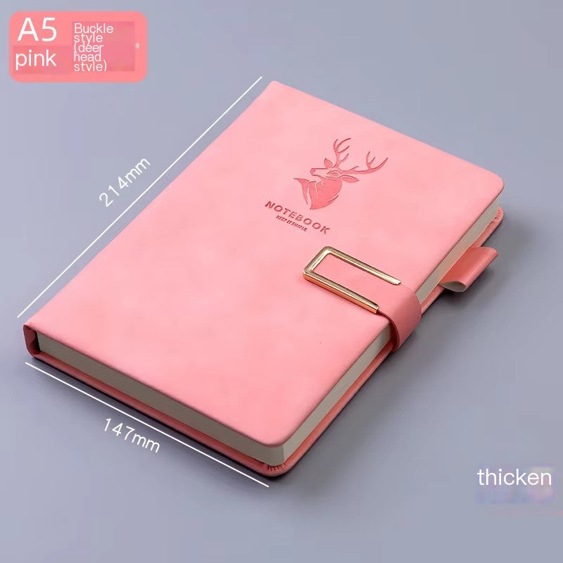 맞춤형 로고 인쇄용 가죽 커버가 있는 A5 노트북 고가치 두꺼운 비즈니스 미팅 메모장 도매