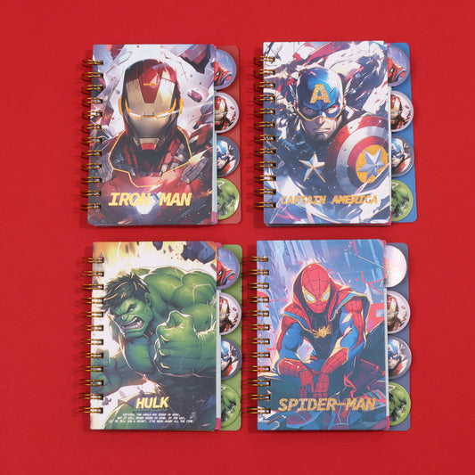 Marvel Superhero Mini Spiral Notebook