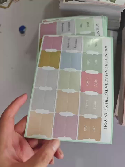 Bible Index Tabs