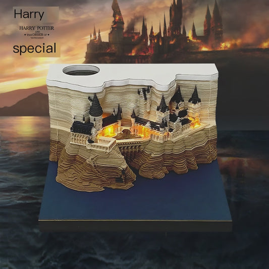 Harry Potter 3D Castle Memo Pad