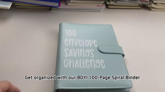 100-Page Leather Binder