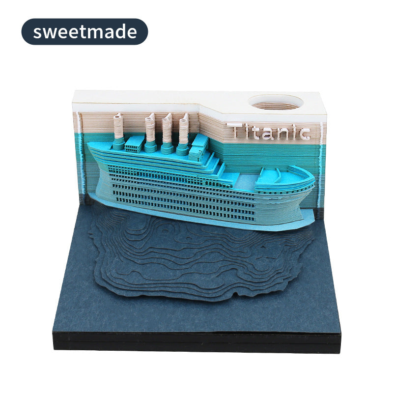 Titanic 3D Memo Pad 