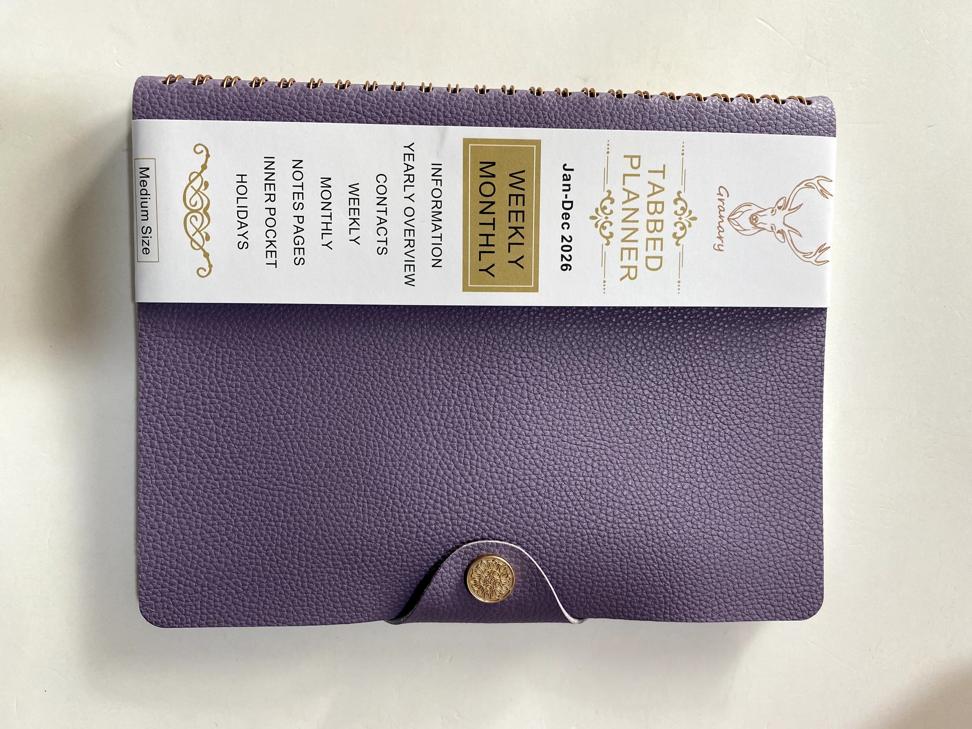 A5 PU Leather Planner