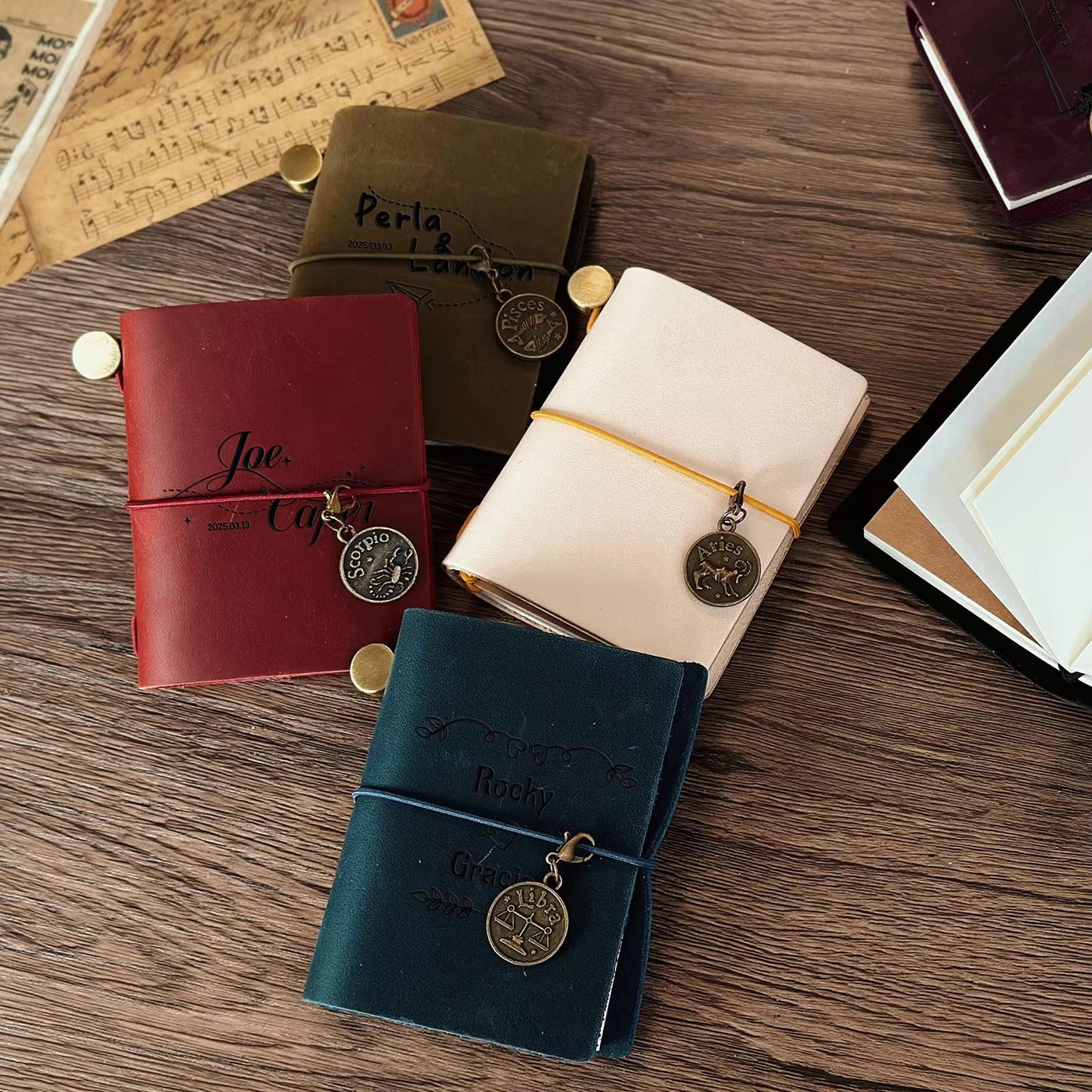 2026 Mini 3D Rope Pattern Notebook | Daily-Weekly-Monthly Planner for Students | Compact Journal for School, Study & Promotional Gifts