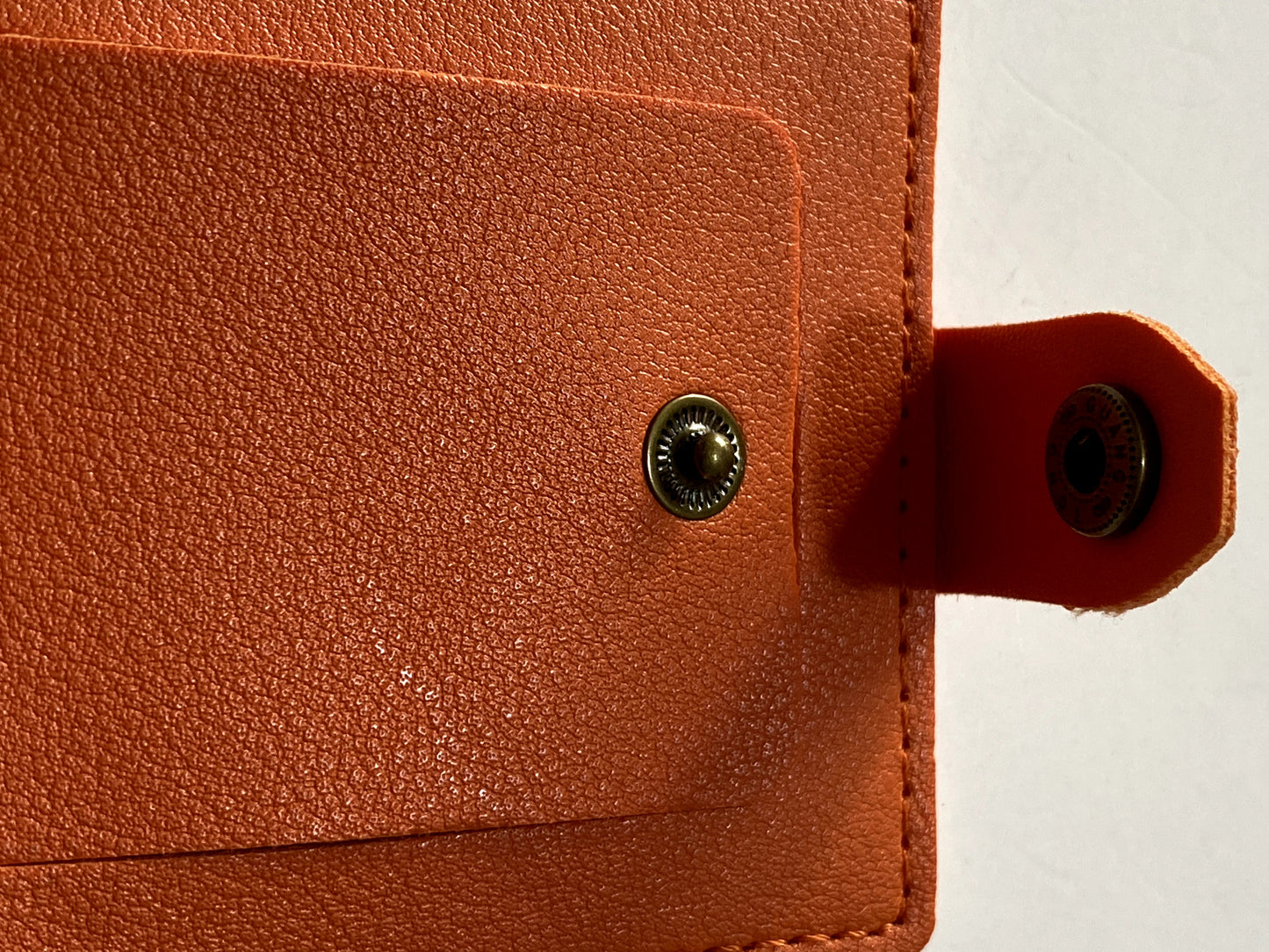 PU Leather Card Holder Book with Snap Closure | Multi-Card Organizer for ID & Bank Cards