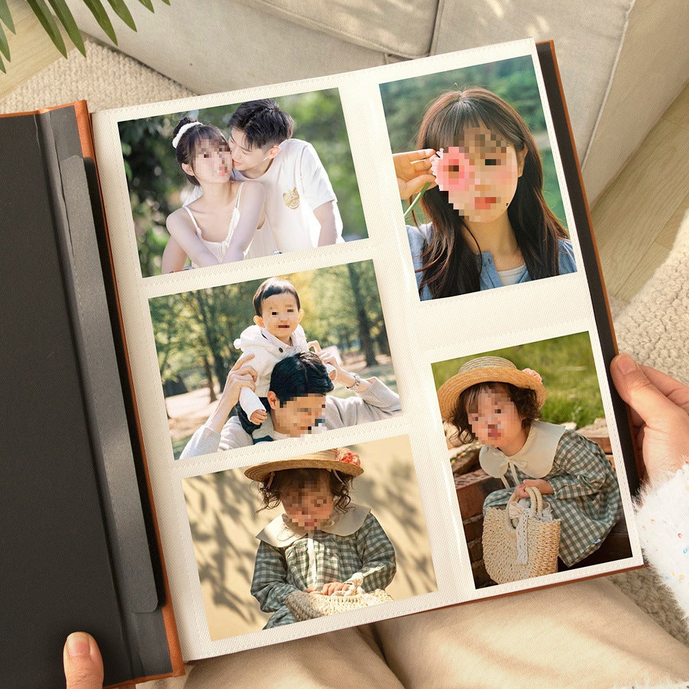 Large Capacity Baby Memory Photo Album 6-Inch Insert Pages Family Keepsake Book