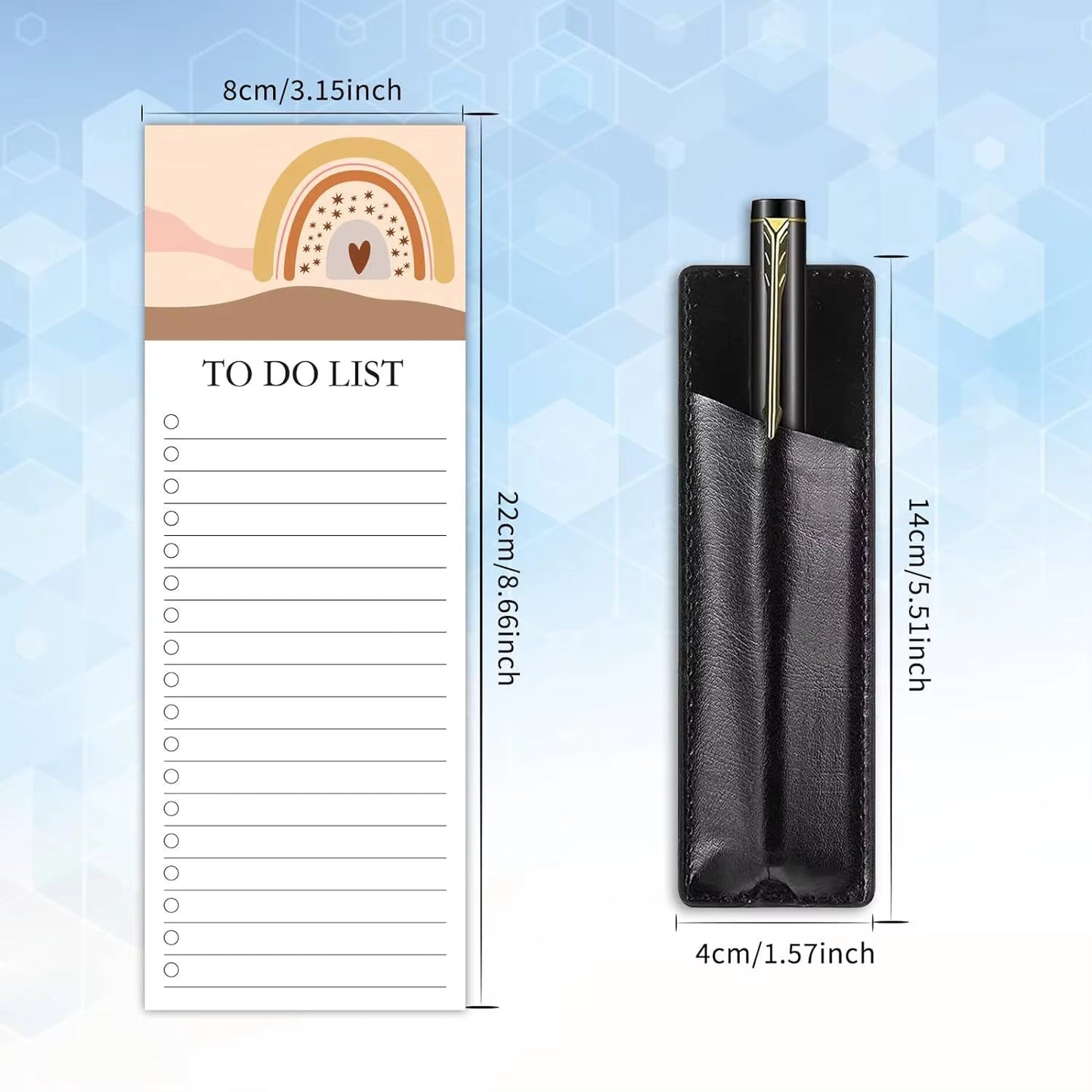 Магнитный блокнот для холодильника на заказ, самоклеящийся блокнот для списка дел и покупок для дома, школы, офиса