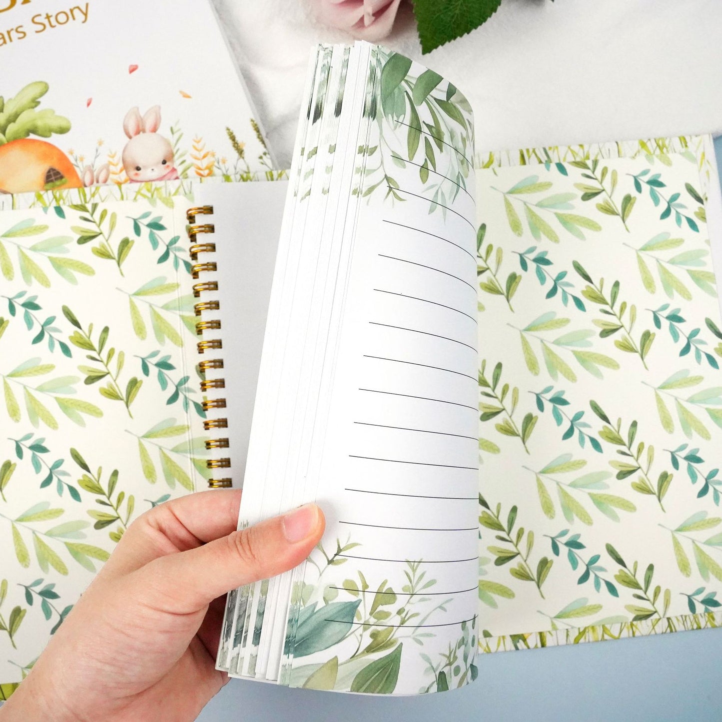 Custom Baby Memory Book Set – Baby Board Book Keepsake Journal with Gift Box