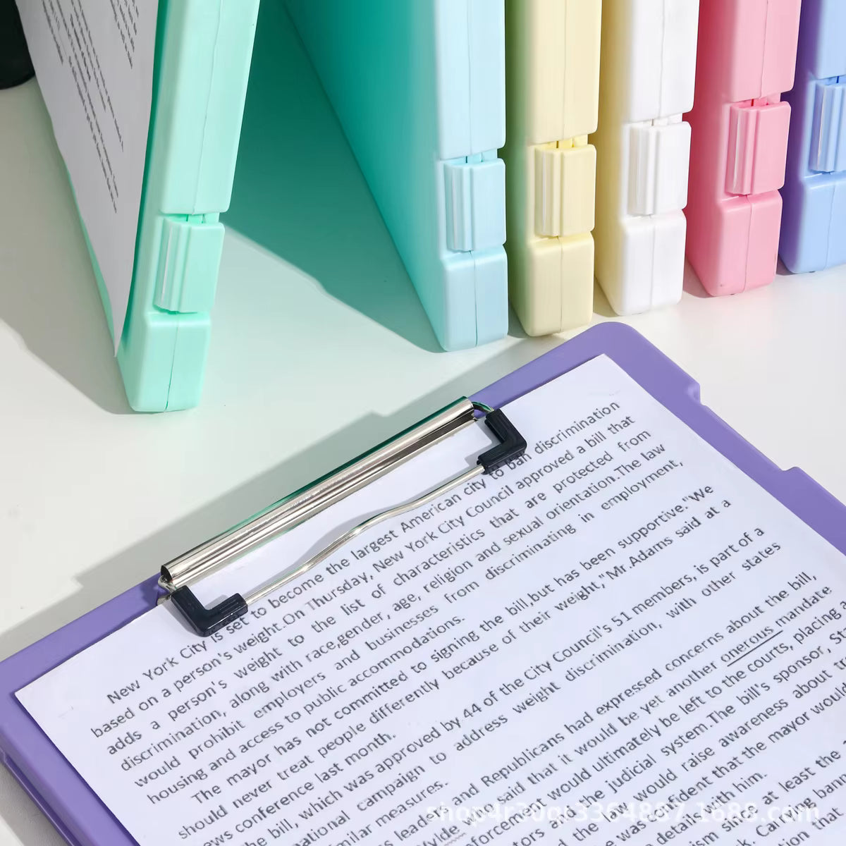 A4 투명 PP 클립보드 상자 파일(저장 및 서명 쓰기 패드 사용자 정의 패턴 포함)