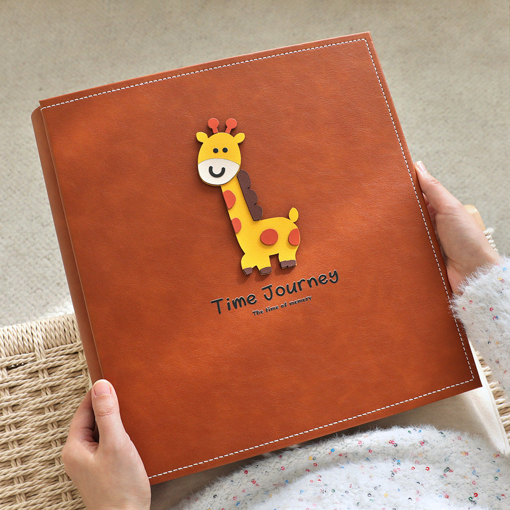 Large Capacity Baby Memory Photo Album 6-Inch Insert Pages Family Keepsake Book