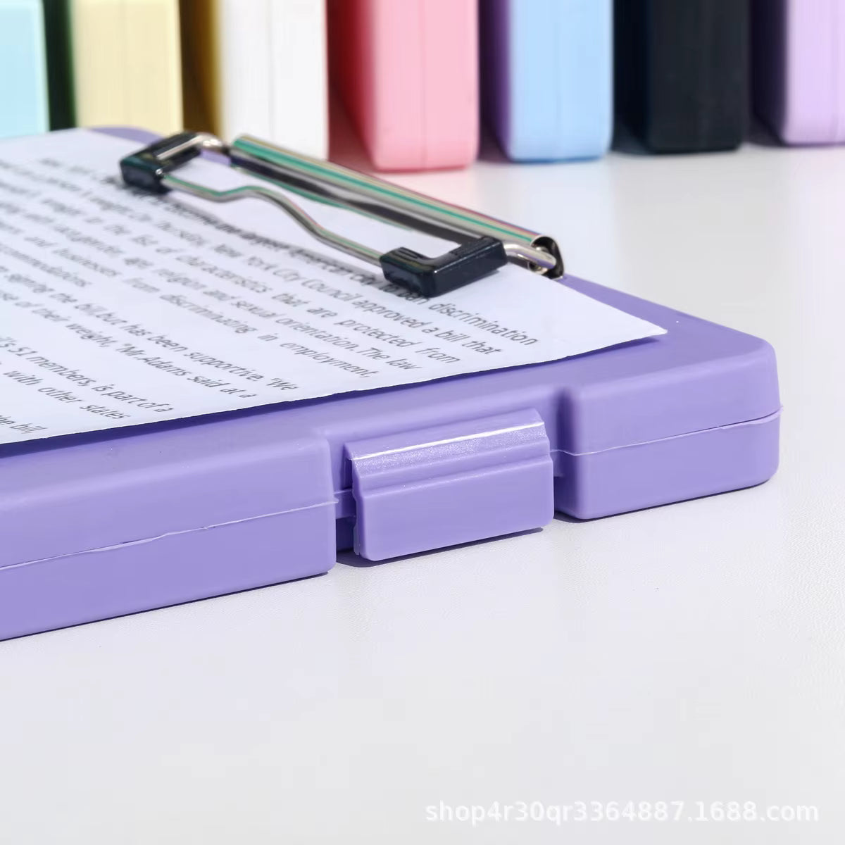 A4 투명 PP 클립보드 상자 파일(저장 및 서명 쓰기 패드 사용자 정의 패턴 포함)