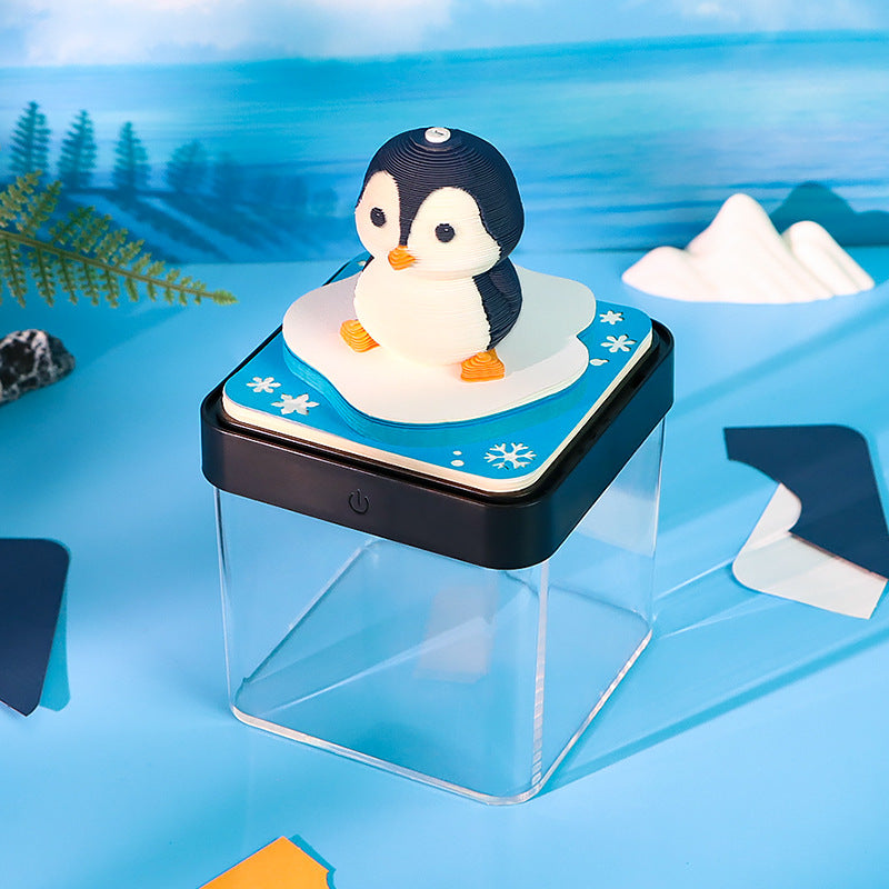 Penguin 3D Memo Pad
