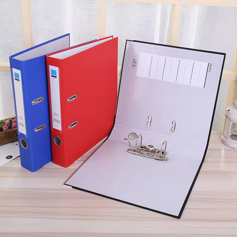 A4 Custom Single-Color Lever Arch File Folder | 2-Hole Metal Clip Binder for Documents, Office Filing & Storage – BGF30063