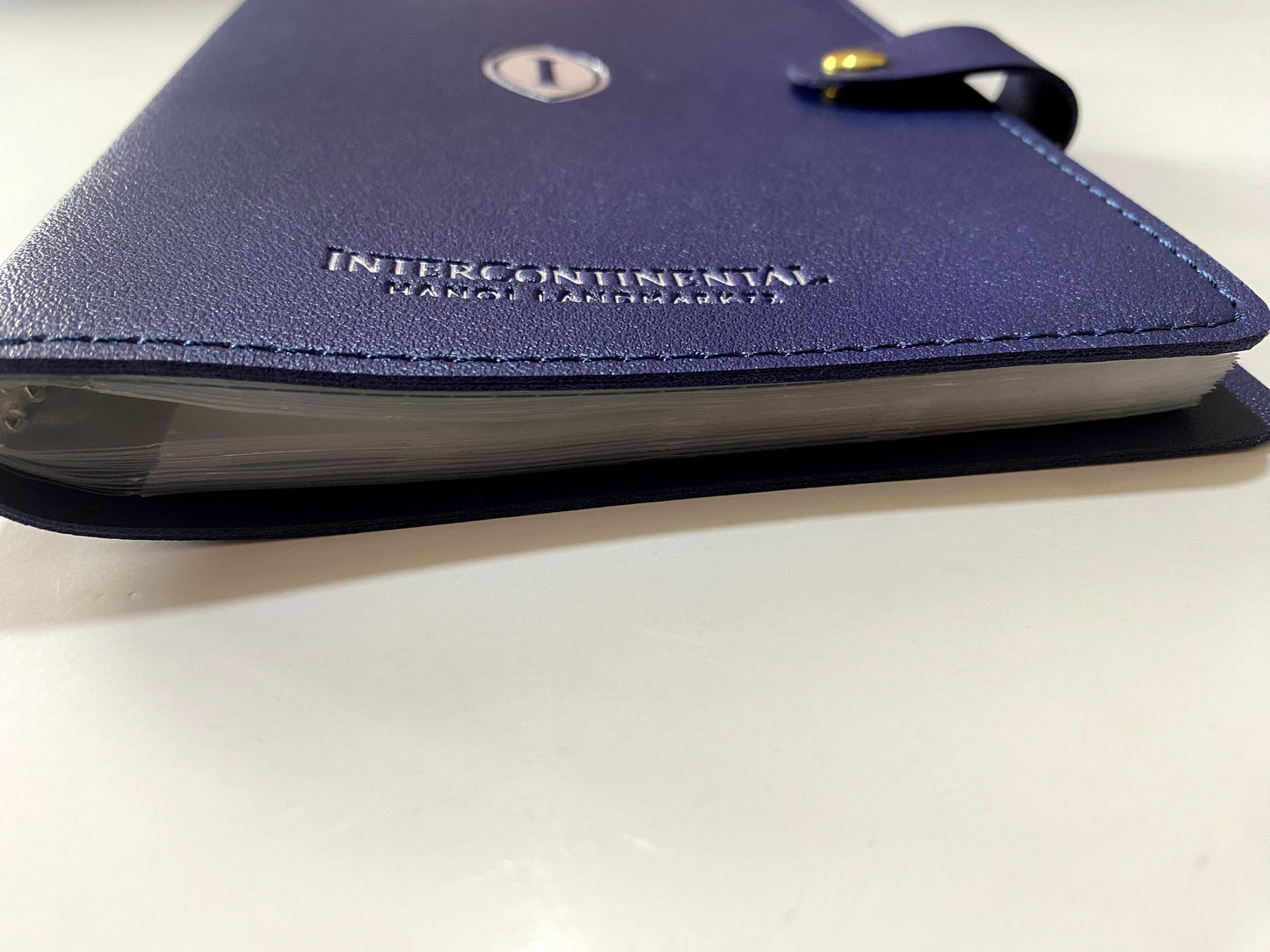 PU Leather Card Holder Book with Snap Closure | Business-Style Multi-Card Organizer for ID, Bank Cards & Hotel Use