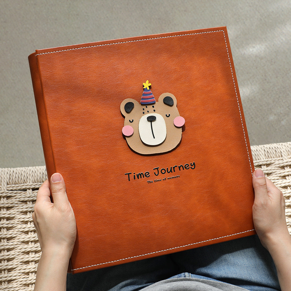 Large Capacity Baby Memory Photo Album 6-Inch Insert Pages Family Keepsake Book