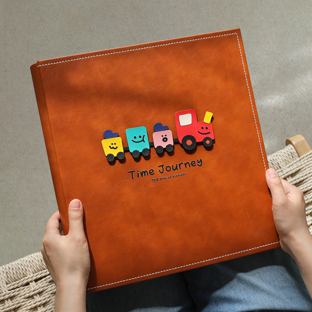 Large Capacity Baby Memory Photo Album 6-Inch Insert Pages Family Keepsake Book