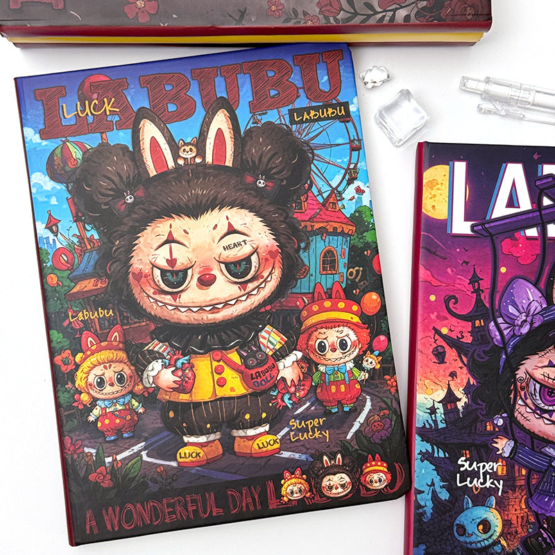 Nuovo taccuino Labubu A5 | Diario anime spesso, diario foderato di cartoni animati creativi e carini, per studenti, ufficio e collezionisti