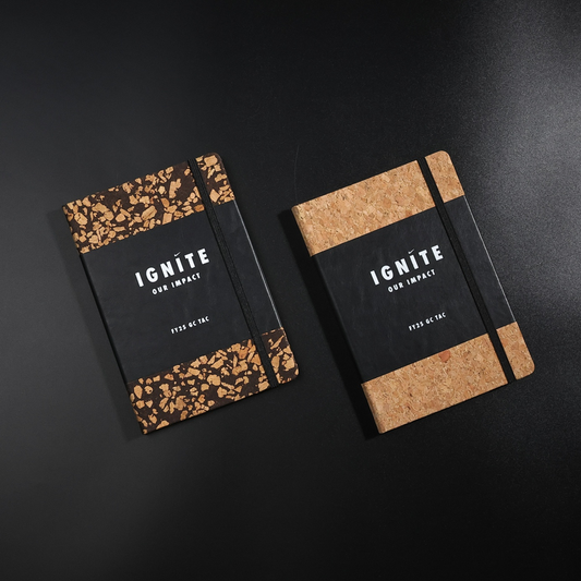 Eco-Friendly Cork and PU Leather Notebook