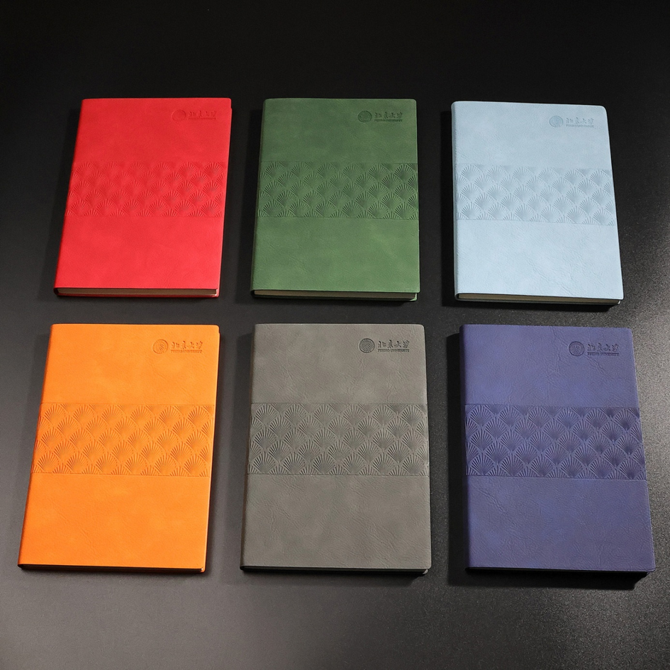 Custom PU Leather Notebook | Personalized Business Journal with Company Logo for Corporate Gifts and Office Use