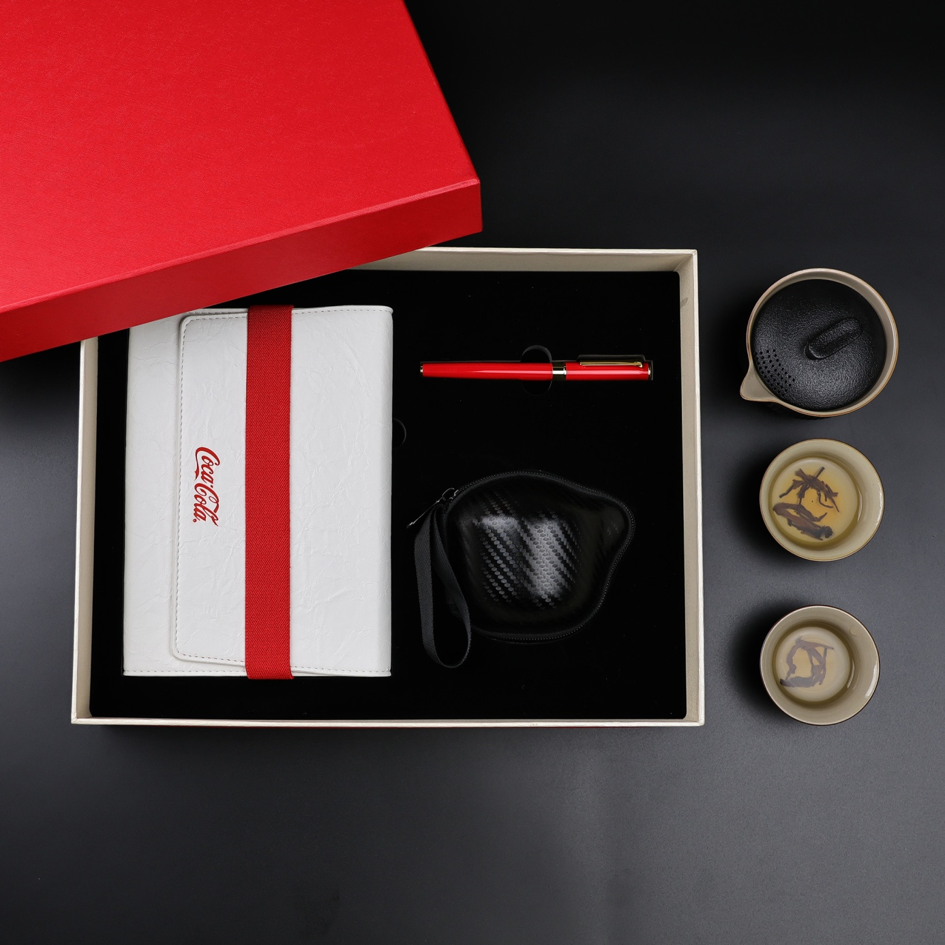 Custom Business Gift Set | Notebook Pen and Ceramic Mug Combination for Corporate and Promotional Gifts