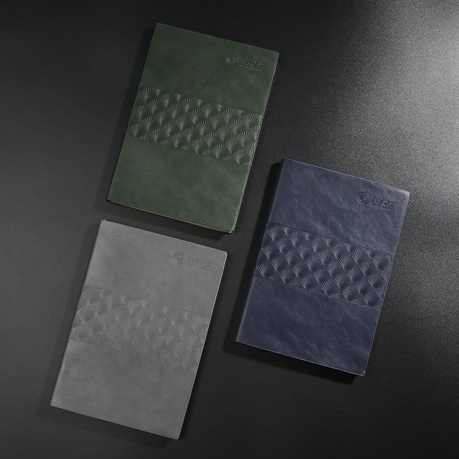 Custom PU Leather Notebook | Personalized Business Journal with Company Logo for Corporate Gifts and Office Use