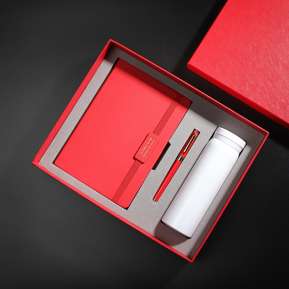 Custom Business Gift Set | Notebook Pen and Ceramic Mug Combination for Corporate and Promotional Gifts