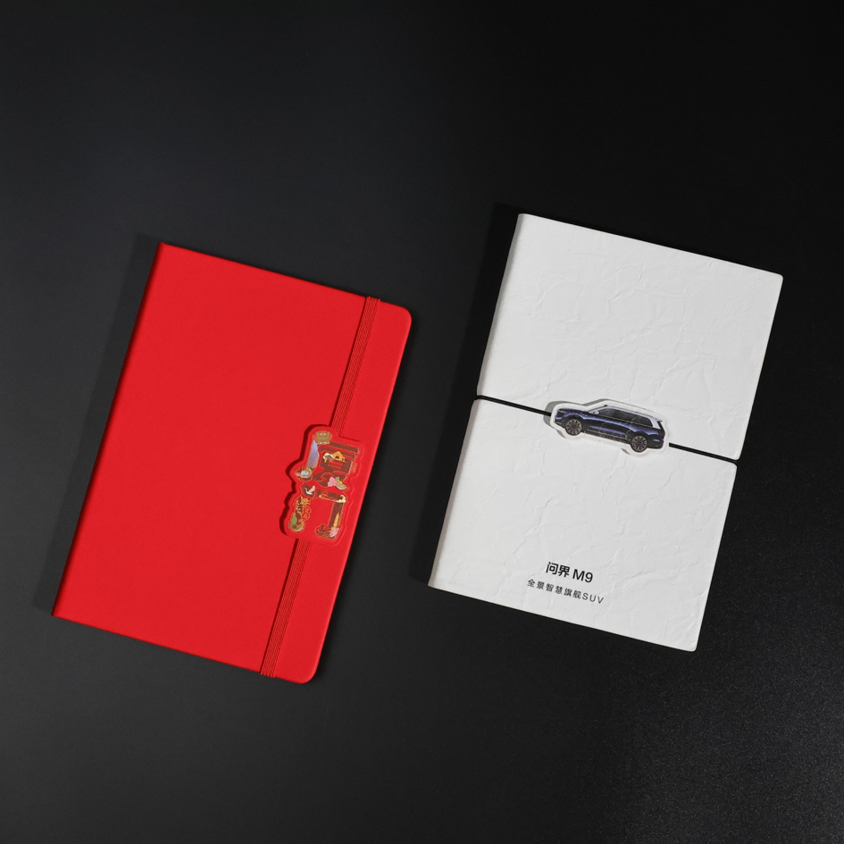 Custom PU Leather Notebook | Personalized Business Journal with Company Logo for Corporate Gifts and Office Use