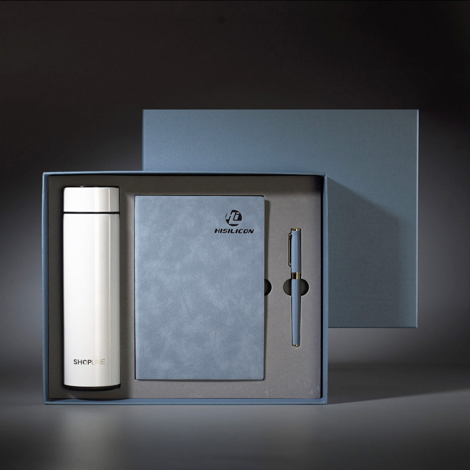 Custom Business Gift Set | Notebook Pen and Ceramic Mug Combination for Corporate and Promotional Gifts