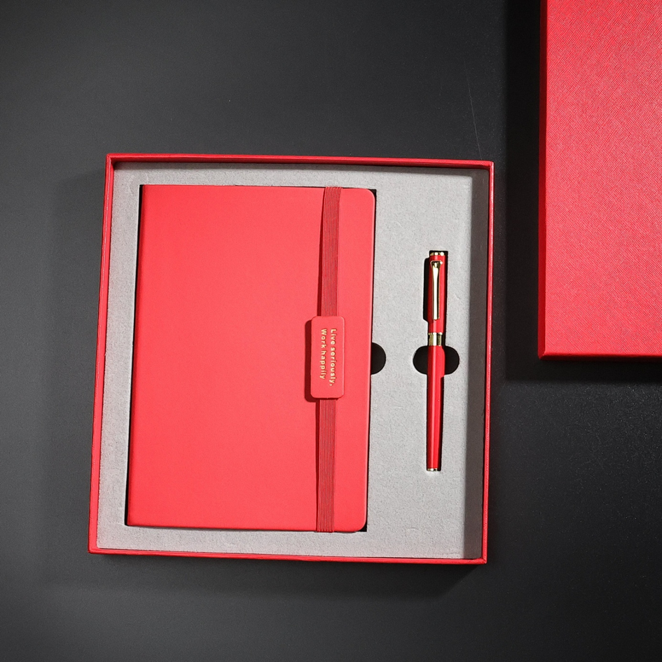 Luxury Chinese Cultural Gift Set | Custom Notebook Brass Pen USB Bookmark Box for Corporate and Souvenir Gifts