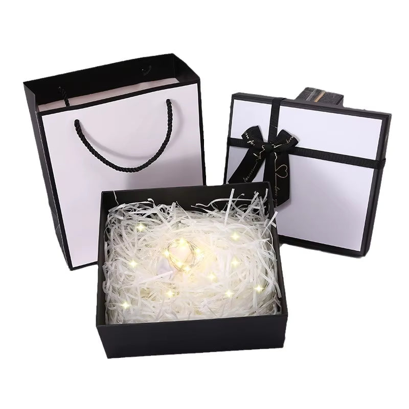 Hochwertige China-Geschenkbox für den Freund mit eleganter Schleifenverpackung – Luxus-Souvenirbox für Qixi und den Valentinstag