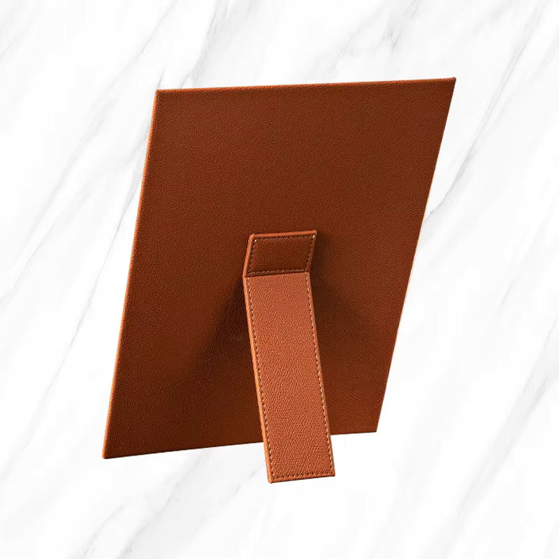 PU Leather Certificate Holder with Back Stand for Graduation Diploma Award Display and Office Presentation
