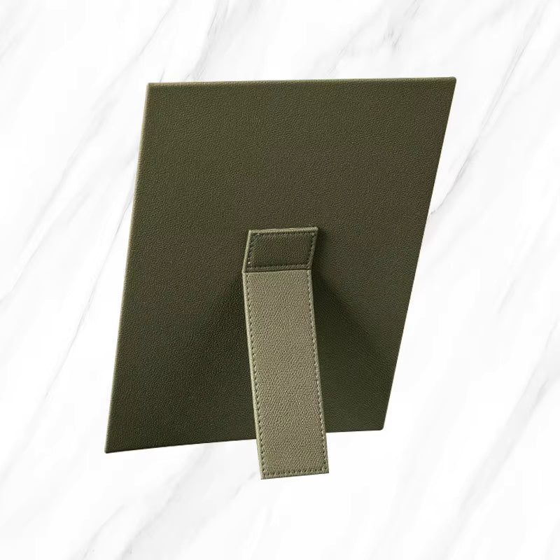 PU Leather Certificate Holder with Back Stand for Graduation Diploma Award Display and Office Presentation