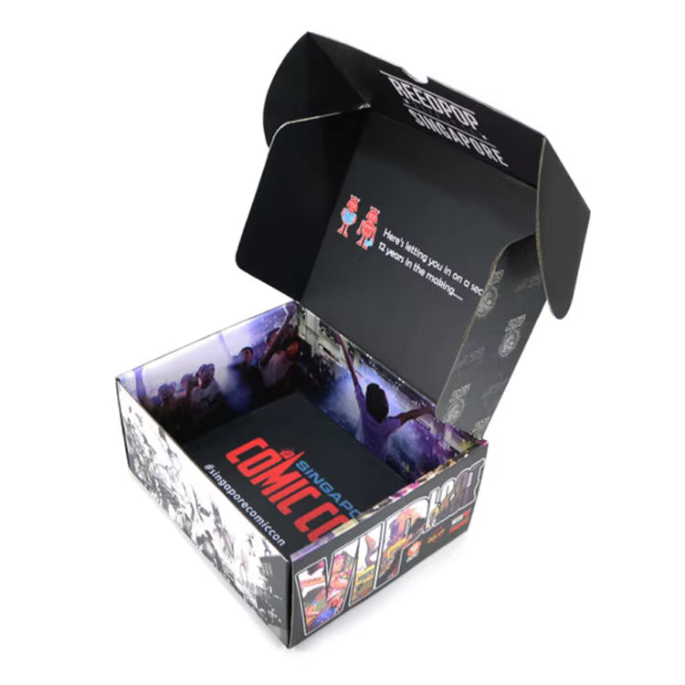 Caja de avión de papel plegable