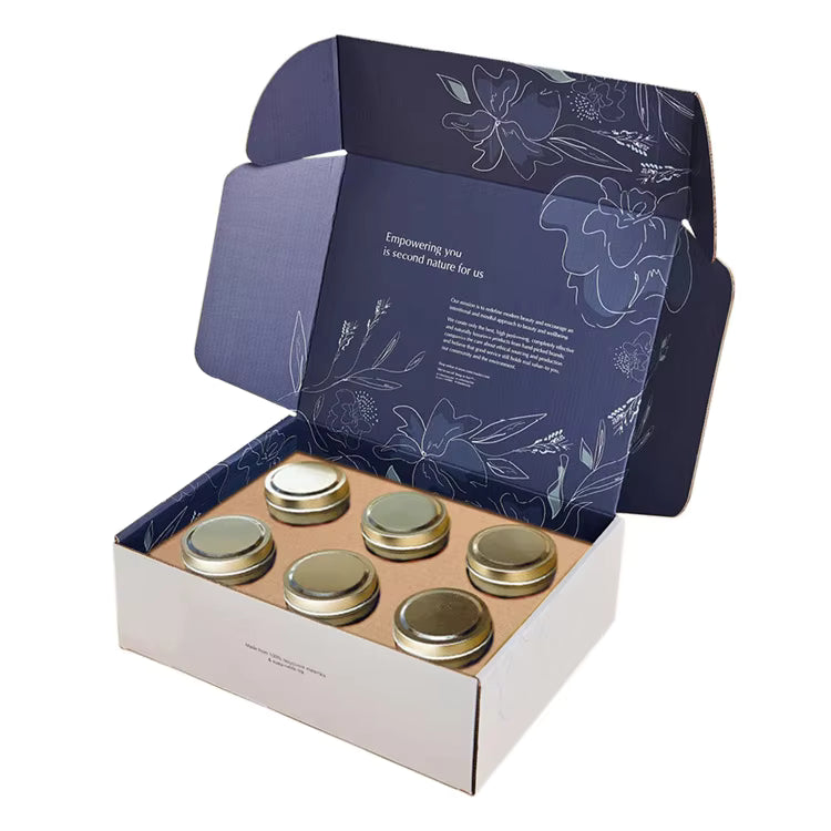 Caja de avión de papel plegable cuadrada de 150 mm - Caja de embalaje de productos de salud y nutrición blanca al por mayor de Dongguan