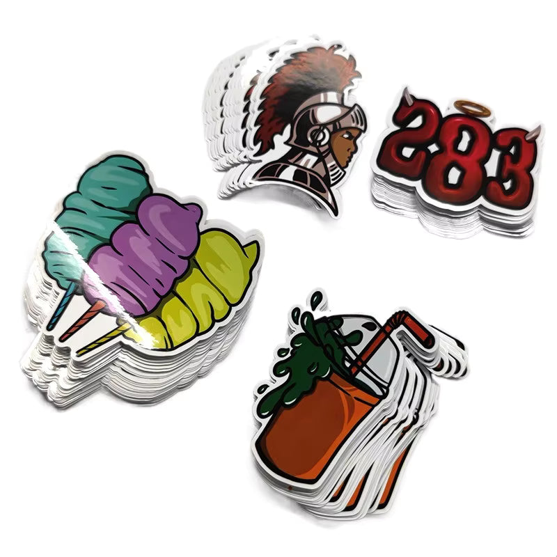 50/100 Pezzi Adesivi Graffiti Squadra di Calcio Sportiva 4–8 cm – Adesivi Decorativi Impermeabili per Notebook, Skateboard, Bagagli, Bicchiere d'Acqua e Auto