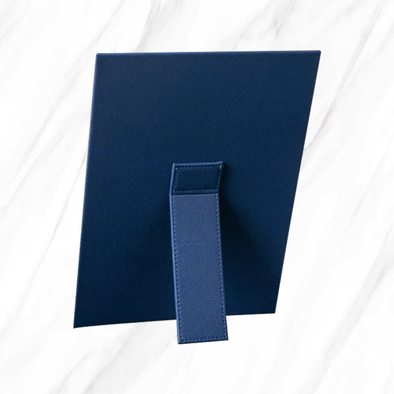 PU Leather Certificate Holder with Back Stand for Graduation Diploma Award Display and Office Presentation
