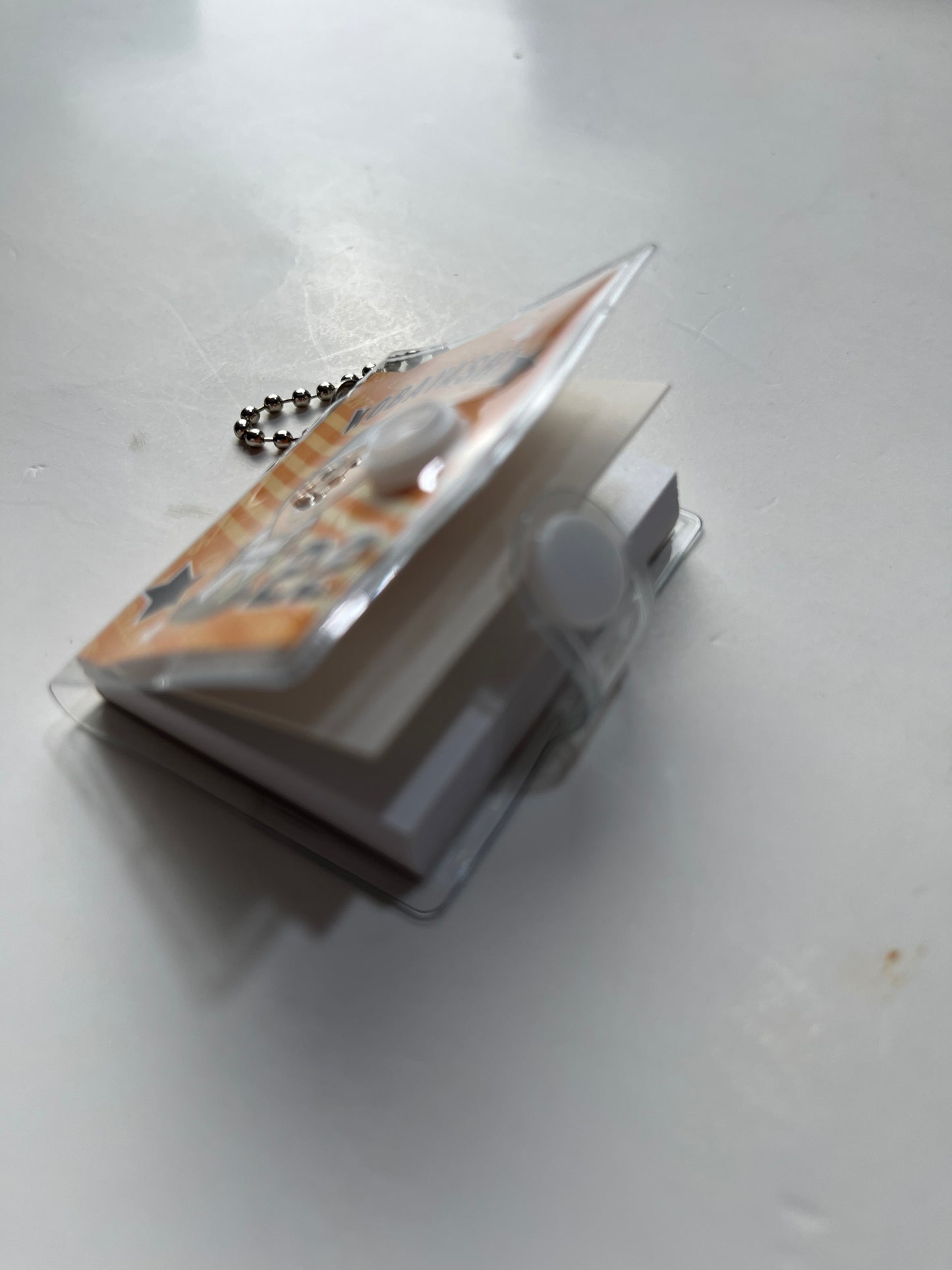 Mini Pocket Notebook Keychain 4x5cm Cute Cartoon Memo Pad Portable Notepad for Gift Collection Souvenir Fans